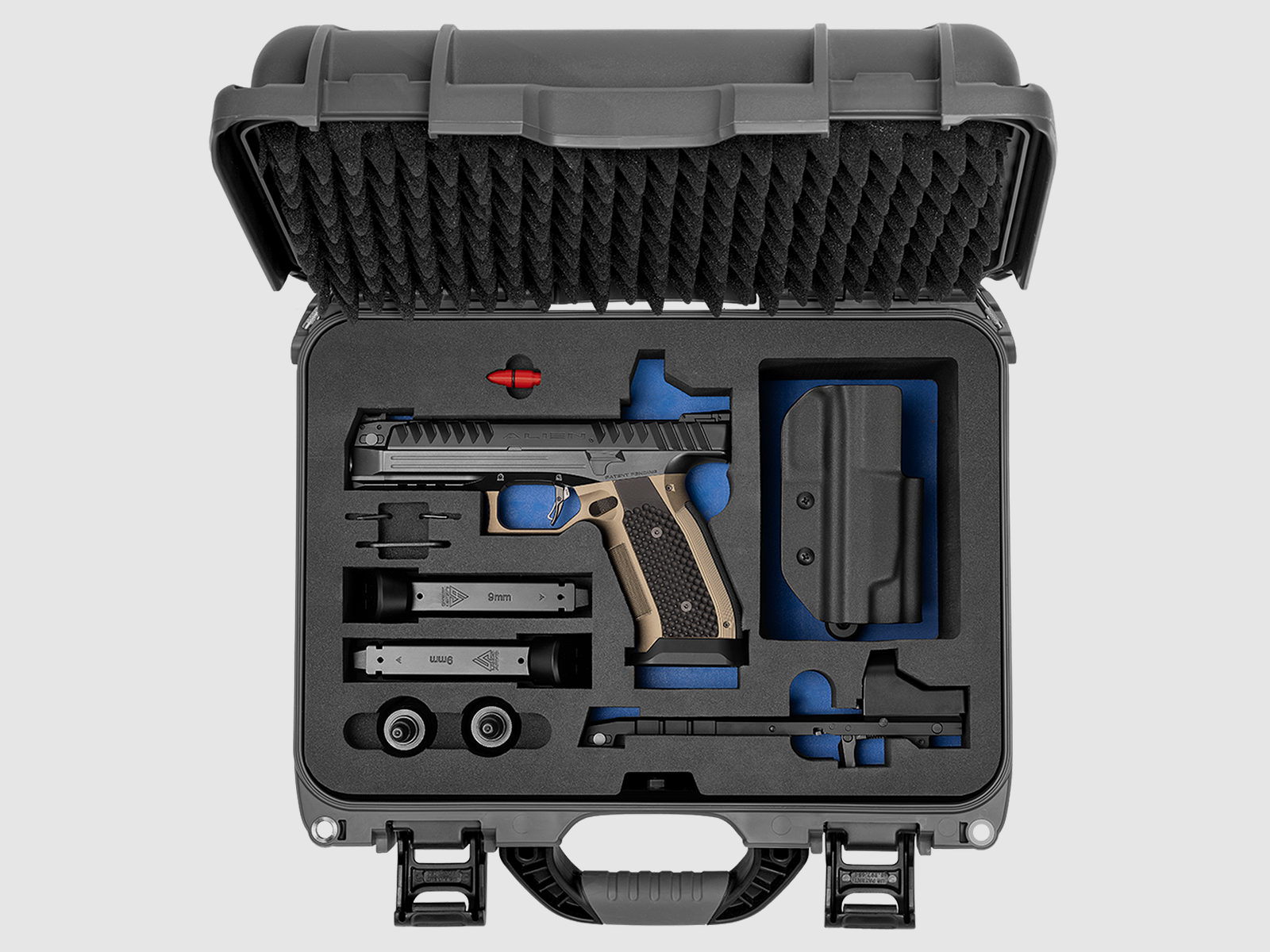Laugo Arms Pistole Alien Full Kit 9 x 19 1/2-28 UNEF Grün, Bild 7 von 10