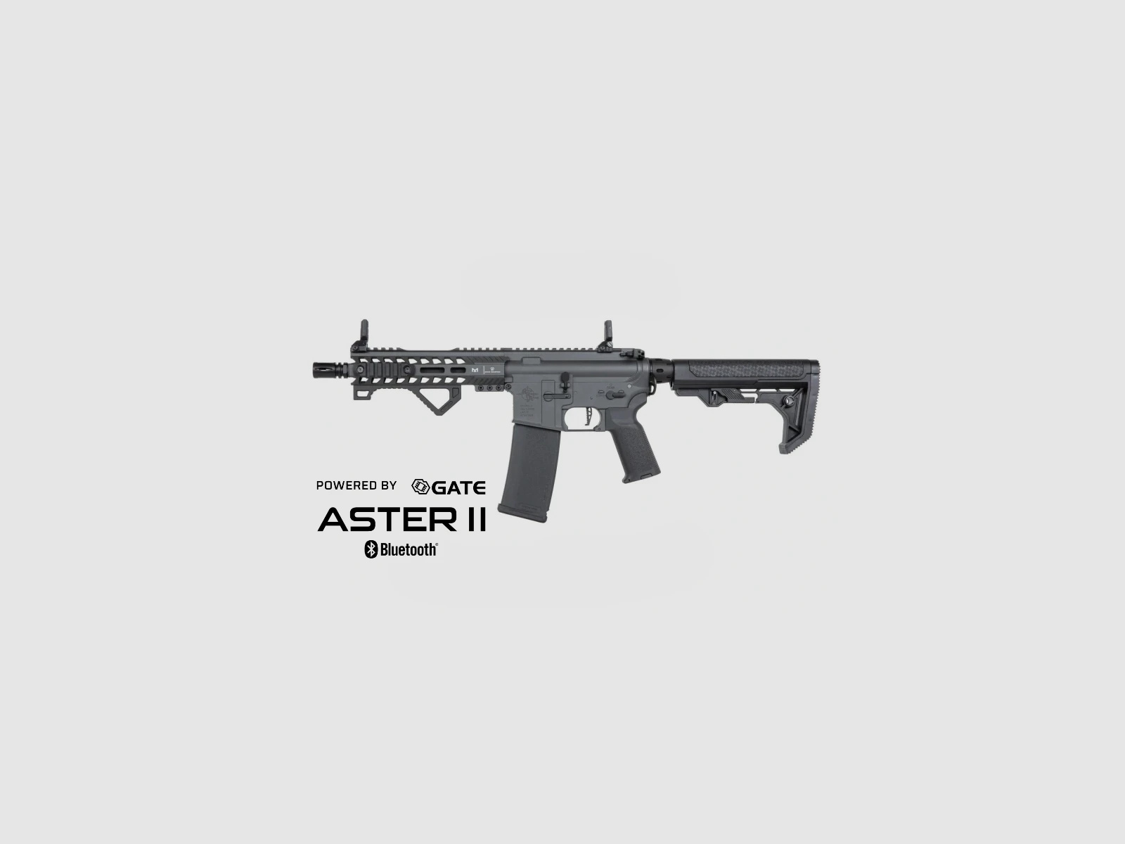 SA M4 CQB M-LOK (RRA SA-P17 PRIME™ Aster II ETU BLDC™) Rifle Airsoft Libre a partir de 18 años – Chaos Grey -F-
