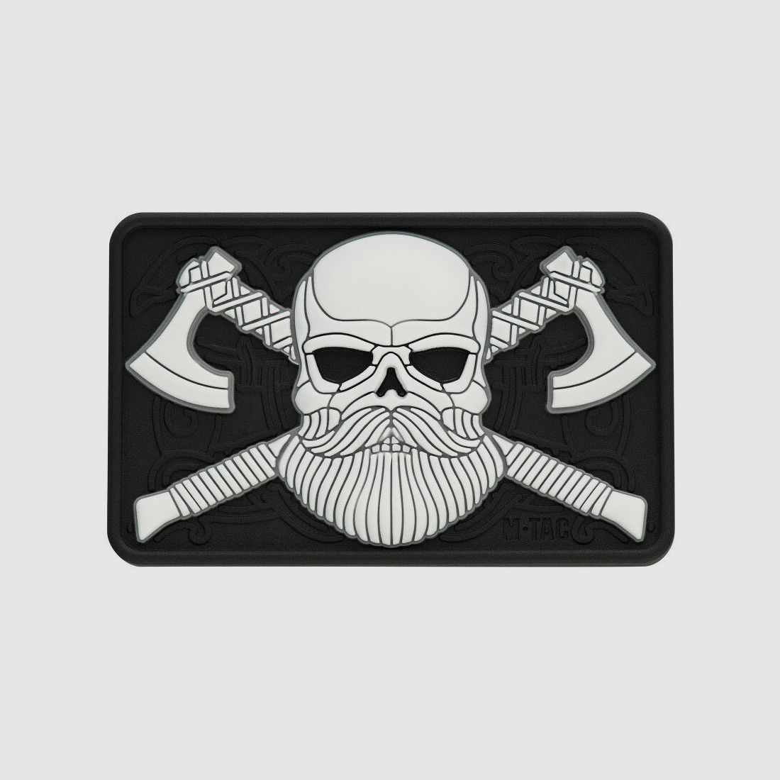 Parche de PVC 3D M-Tac Calavera Barbuda