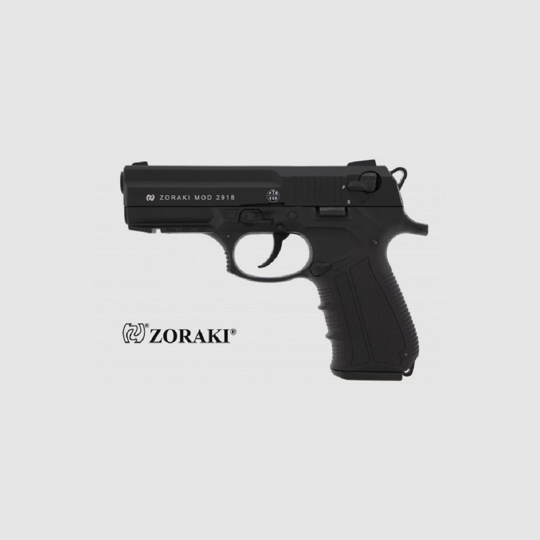 ESC Zoraki 2918 nero 9mm PAK armi a gas e di segnale