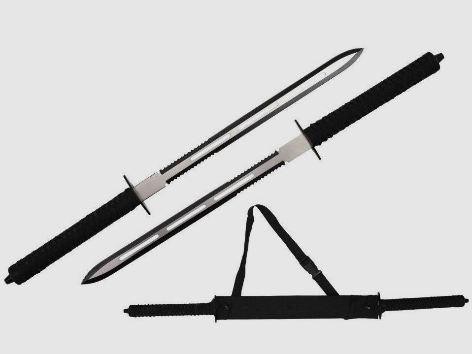 Ninja two-in-one sword with carrying strap