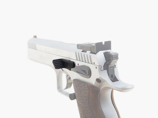 Eemann Tech sluiting vanghebel met duimsteun Tanfoglio slide stop met duimsteun