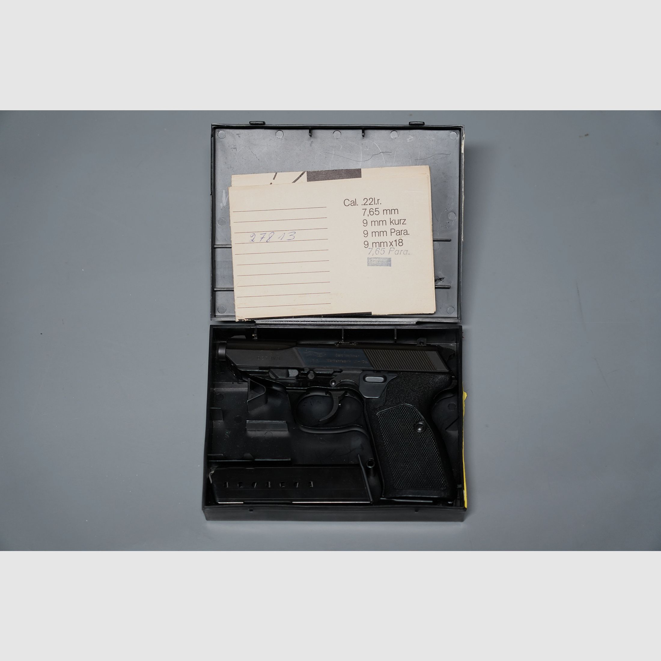 réservé ! Walther P5, pistolet, comme neuf, calibre 7.65 Para,