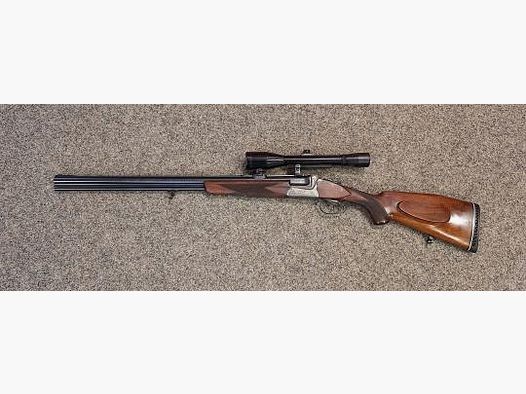 Double rifle shotgun Sauer & Sohn Cal. 7x65R 16/70