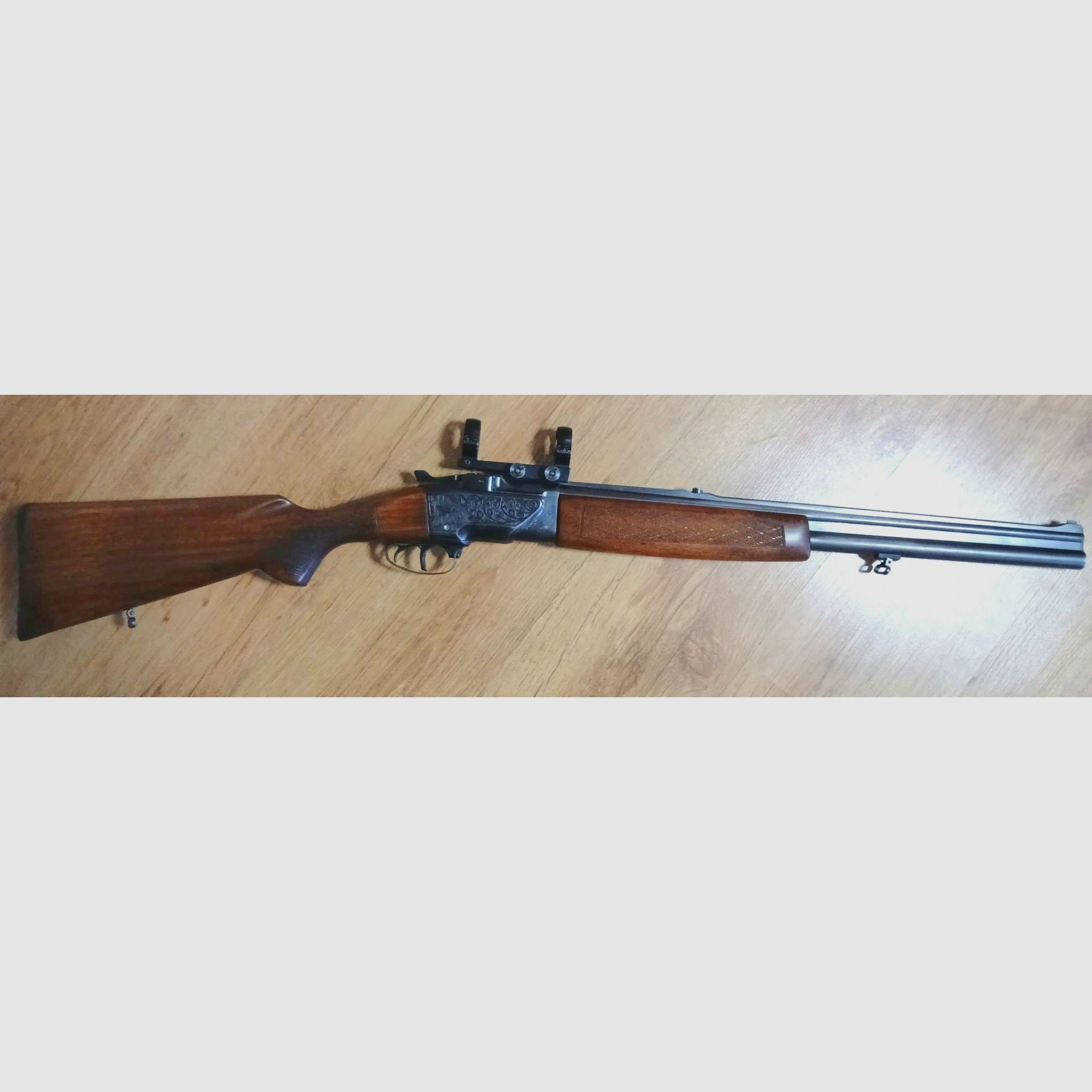 BRNO CZ ZH 304 7x57R & 12/70 Kombinierte Büchse Flinte