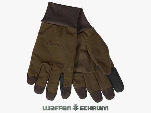 Härkila Handschuhe Retrieve HWS Dark warm olive