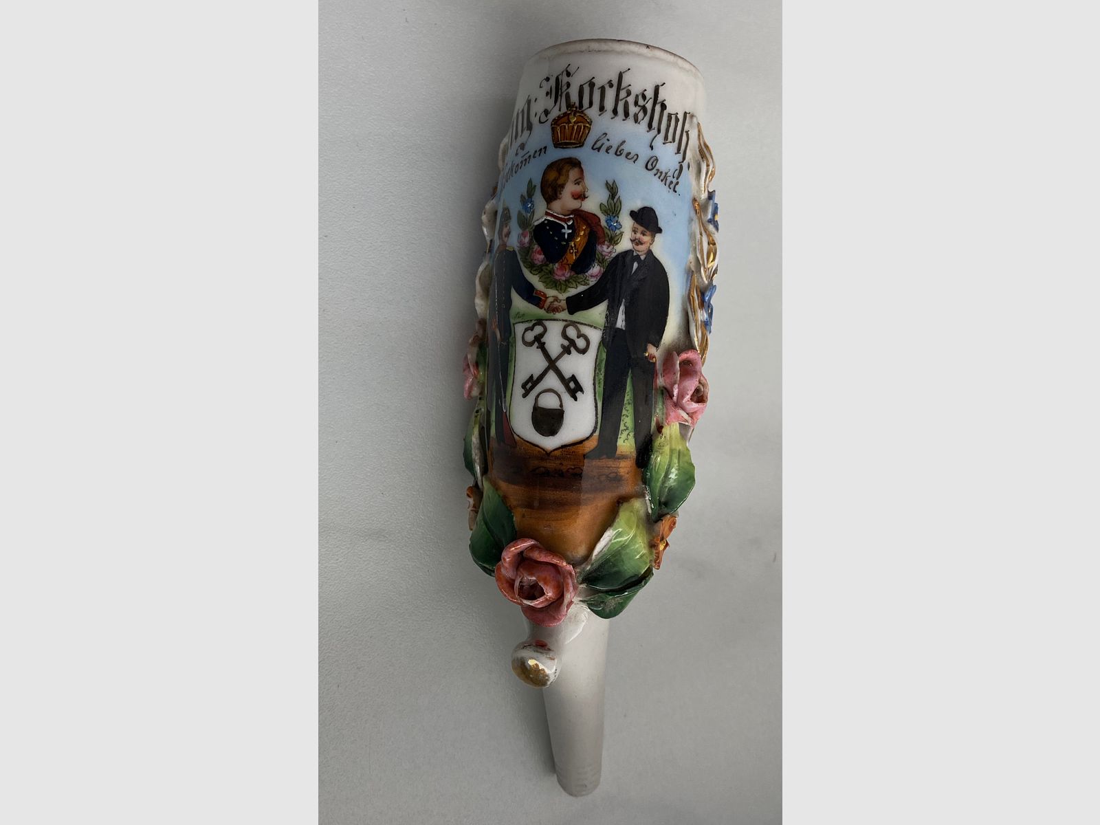 Pipe head and reservist picture, reservist pipe, porcelain, reservists, rock wood 1905