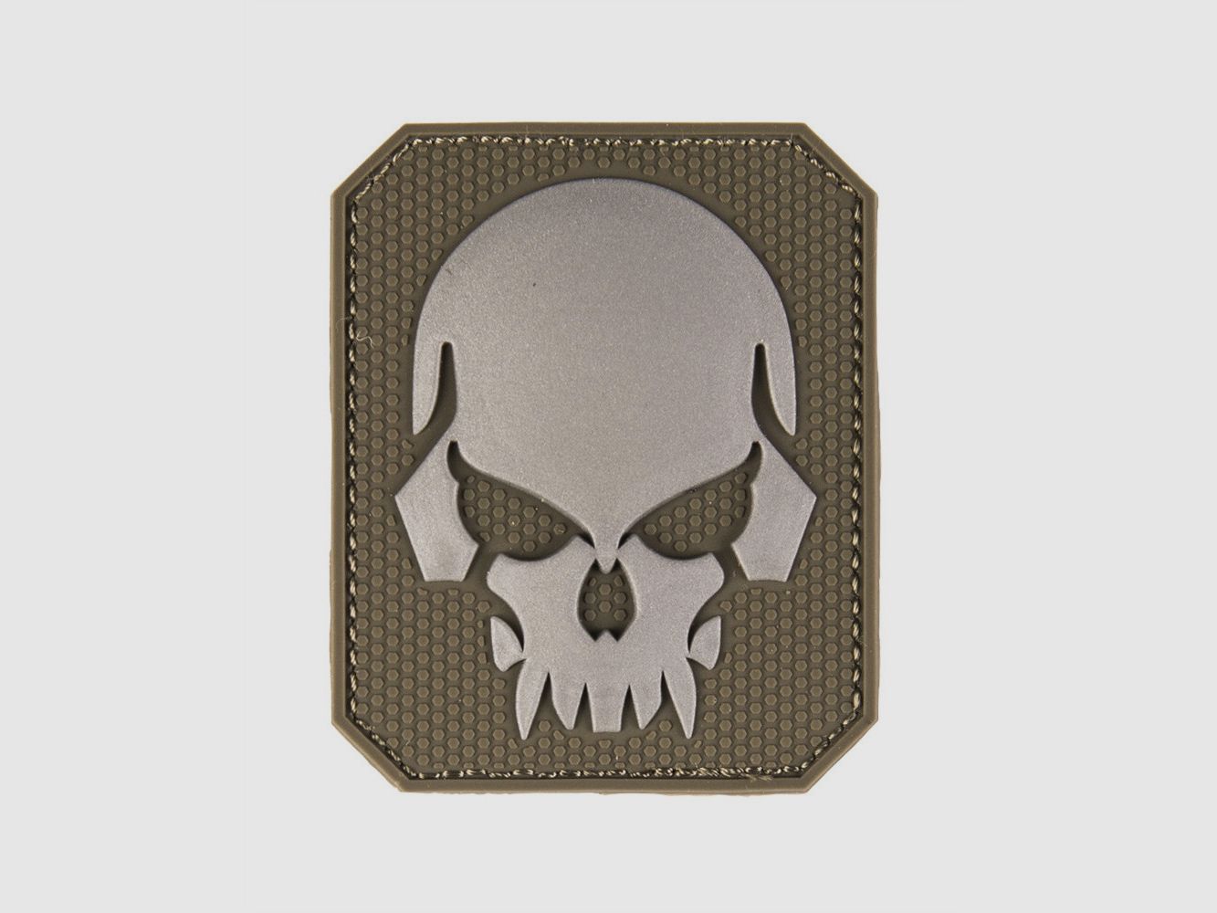 Naszywka 3D PIRAT SKULL Large olive