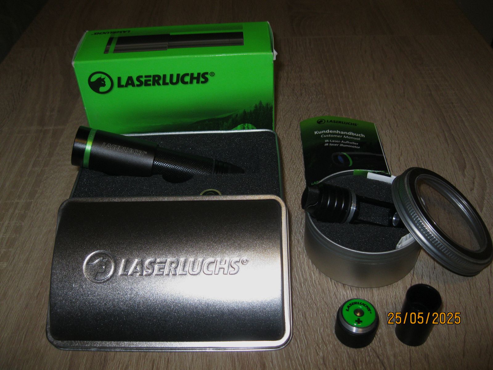 Nachtsichtgerät IR Strahler Laserluchs LA 850-50 Pro  Komplettpaket. 