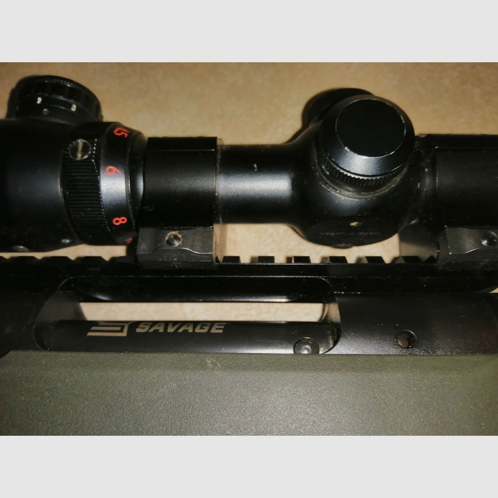 Repeater savage cal.308 with scope and Pard