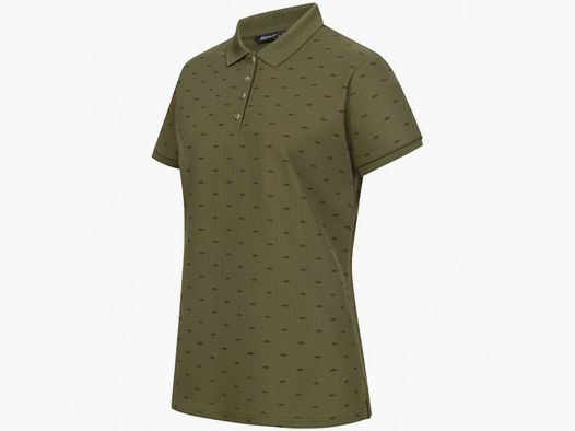 POLO BLASER FEMME ALLOVER DARK OLIVRE / BLACK
