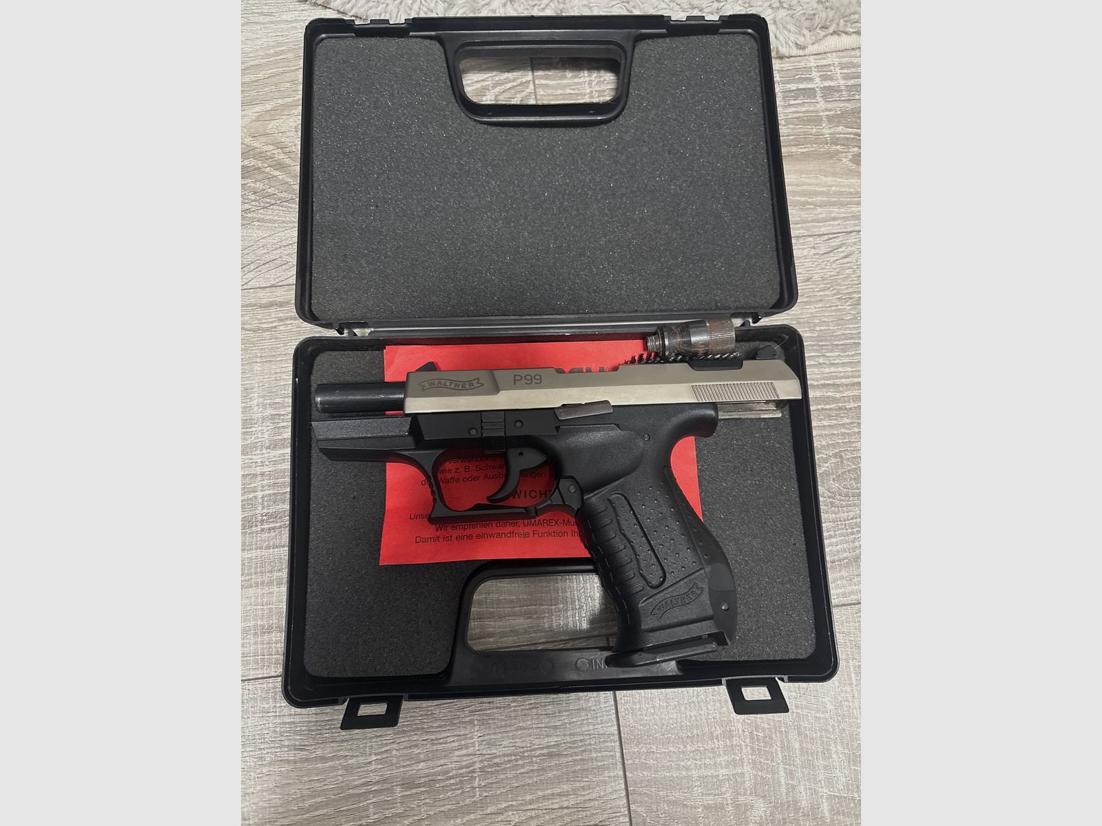 Walther p99 9mm blank gun, afbeelding 3 van 4