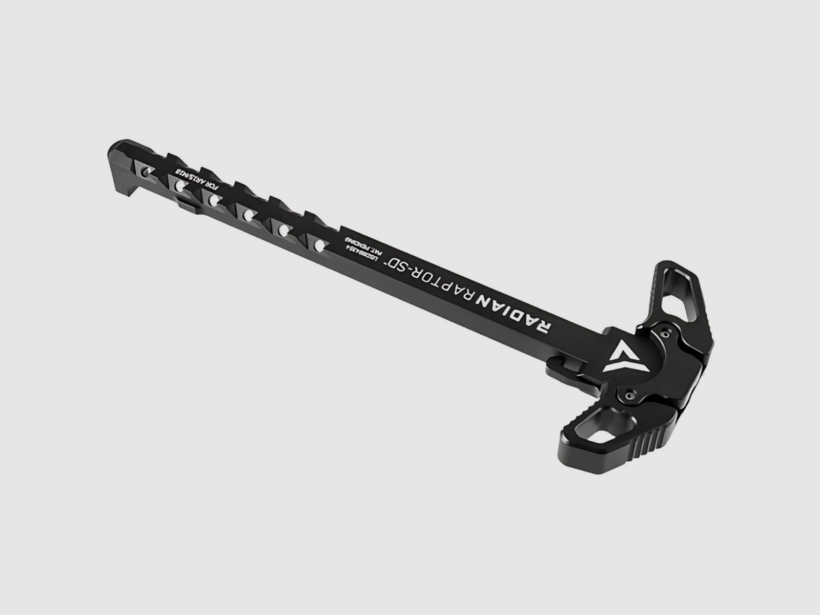 Radian Weapons - Obustronna wentylowana dźwignia przeładowania AR-15 Radian Raptor SD - Czarna - R0006, zdjęcie 2 z 5