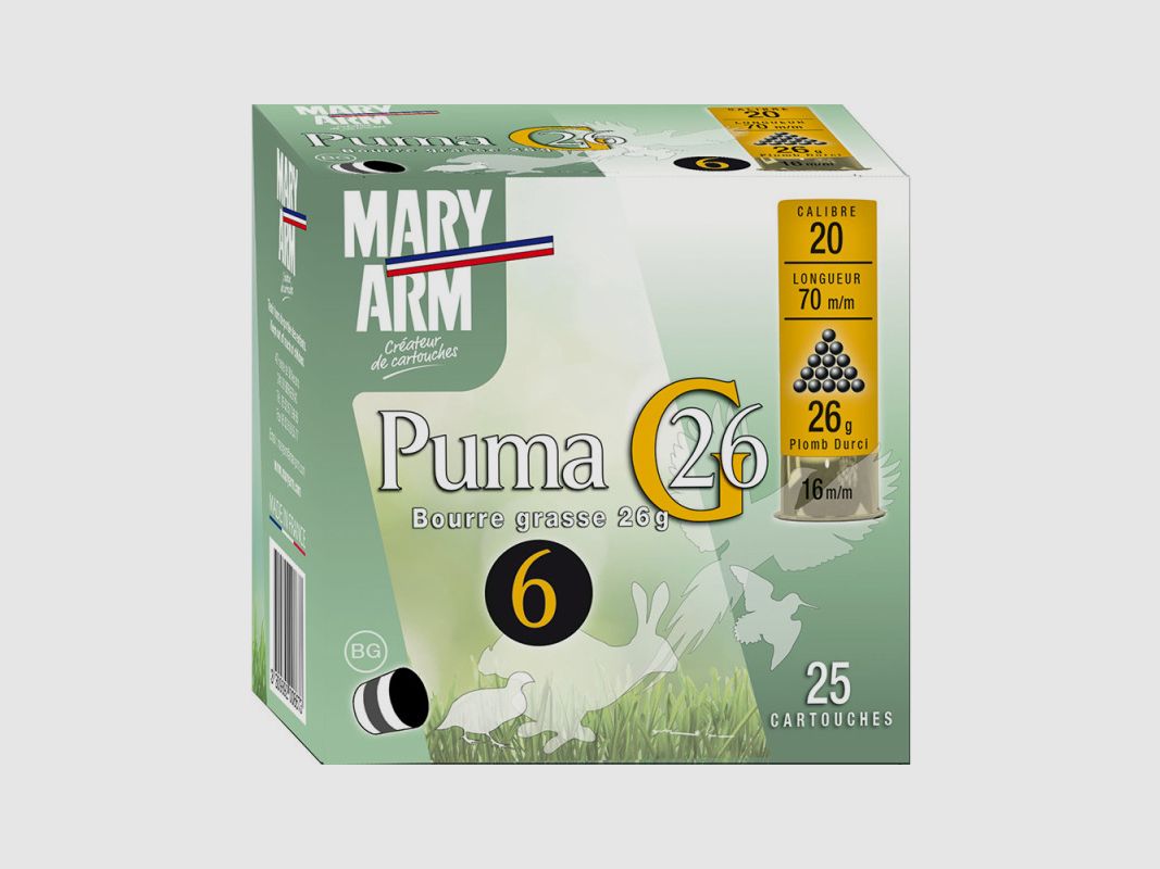 MARY ARM PUMA G26 C20 patronen, afbeelding 1 van 2