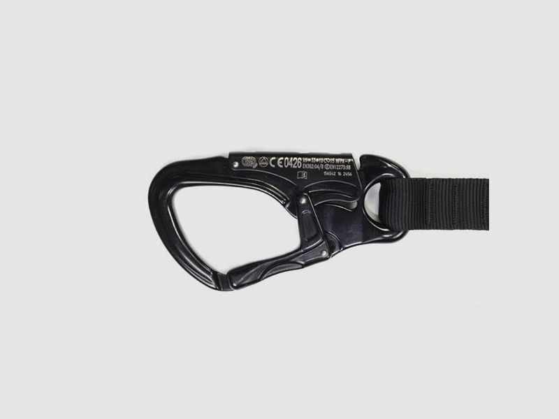 Personal Retention Lanyard with FROG Clip & TANGO Carabiner, black, Bild 2 von 4