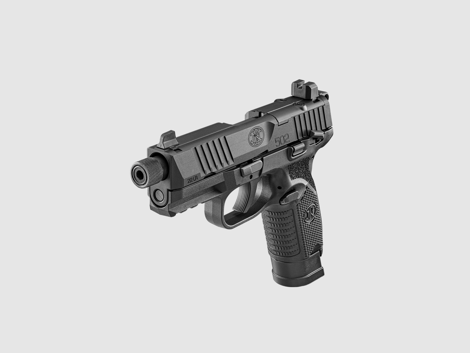 FN 502 T BLK pistola semiautomática cal. .22 LR, imagen 3 de 5