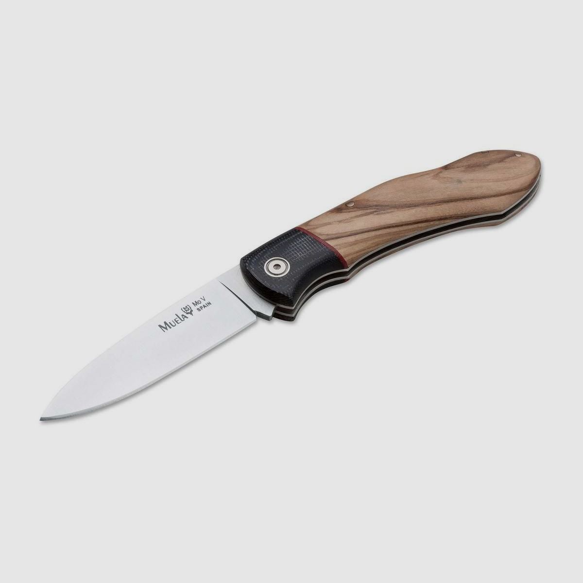 Cuchillo de bolsillo de madera de olivo Muela Artisan, imagen 2 de 4