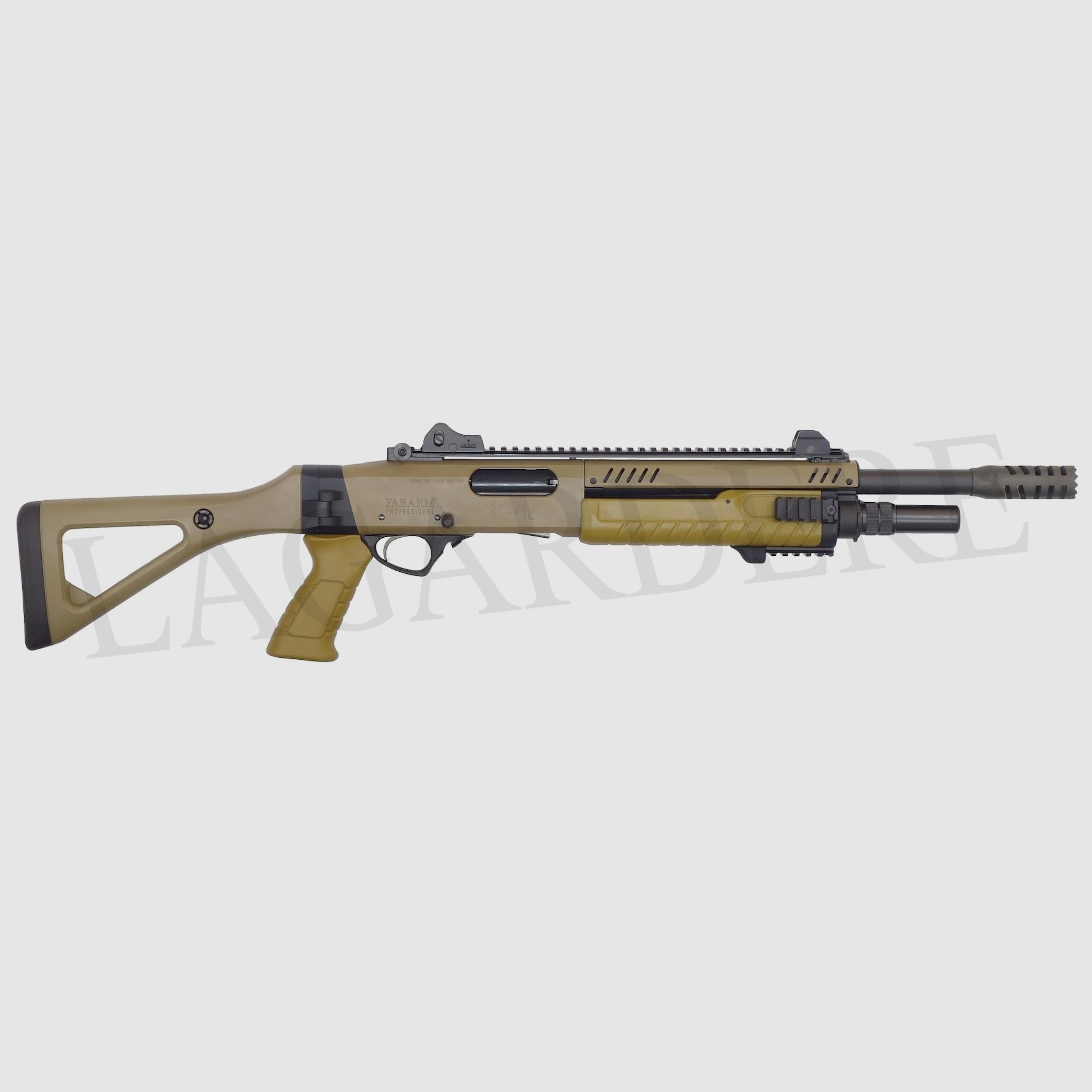 FABARM STF 12 COMPACT 14" TAN (PUMP-ACTION SHOTGUN)