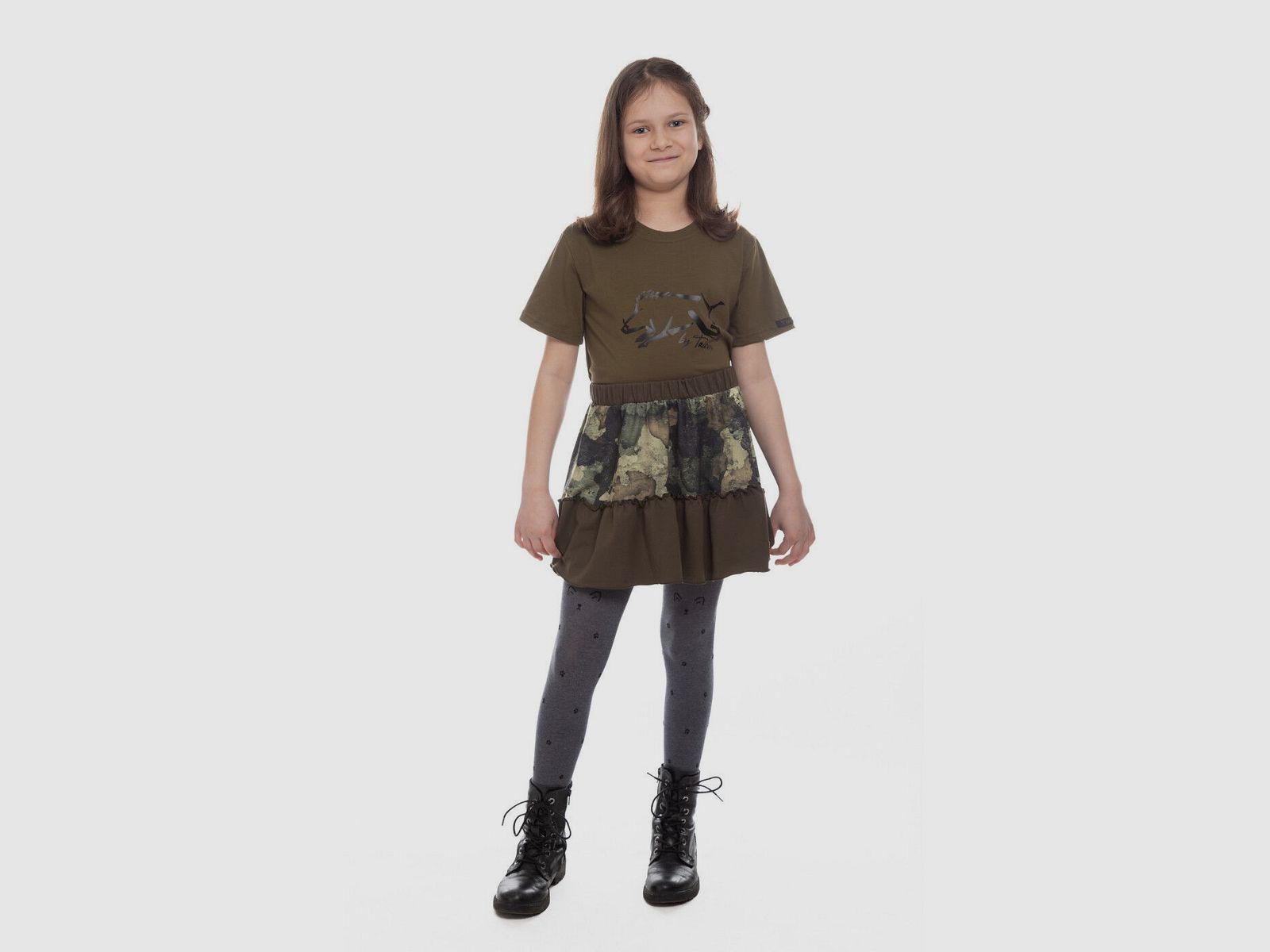 Pantalon pour enfant Taurus Camo Green, image 18 sur 26