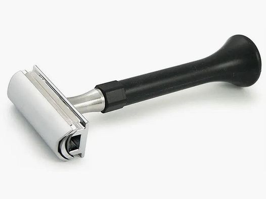 PUMA Rasierhobel 4Shave mit schwarzem FLEX-Griff aus Silikon