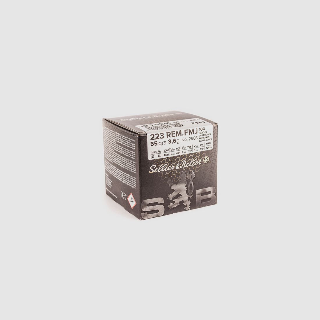Sellier & Bellot 223 Remington Vollmantel 55 gr