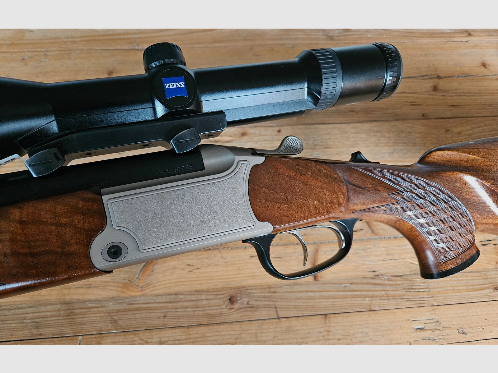 Blaser BBF 95 7x65R 12/70 mit Zeiss Zielfernrohr B95 - no K95 Sauer 202 Mauser M12 98 Heym SR 21 30 .308 .30-06 8x57 IS