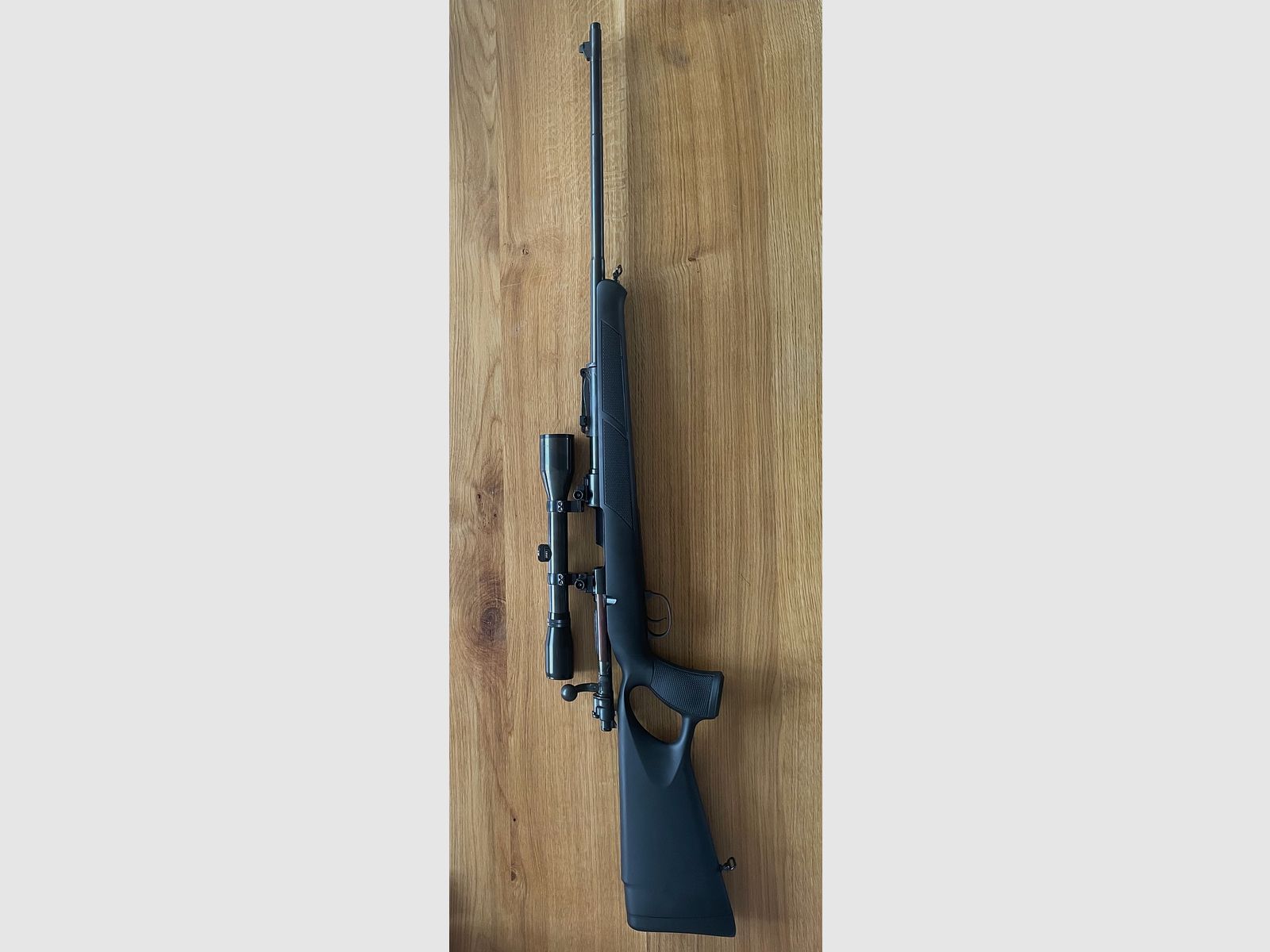 Mauser K98 mit Sabatti-Lochschaft und Sornet 6*42 Optik