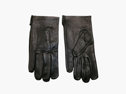 Leather gloves without lining