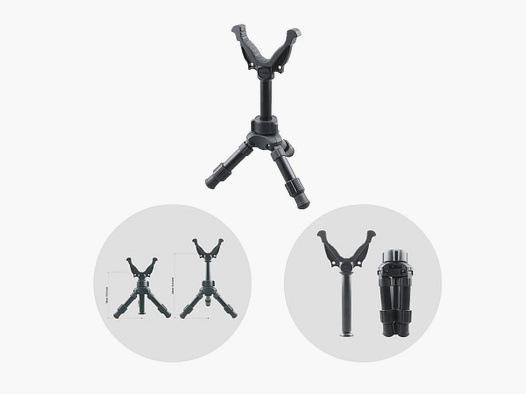 Vector Optics RSGR-06 Rokstad Tripod 15–24 cm mit V-Auflage