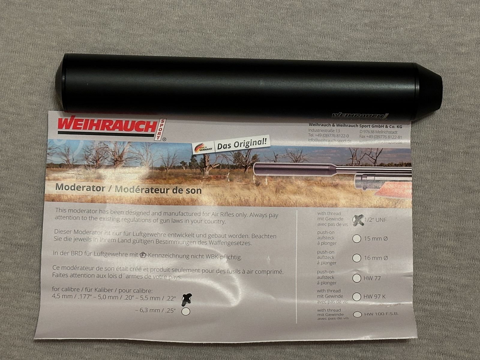 Walther Rotex RM8 4,5 mm Pressluftgewehr