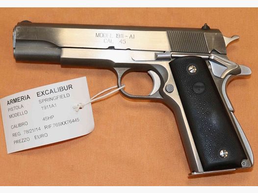 Springfield Pistol Model 1911A1 Caliber 45HP