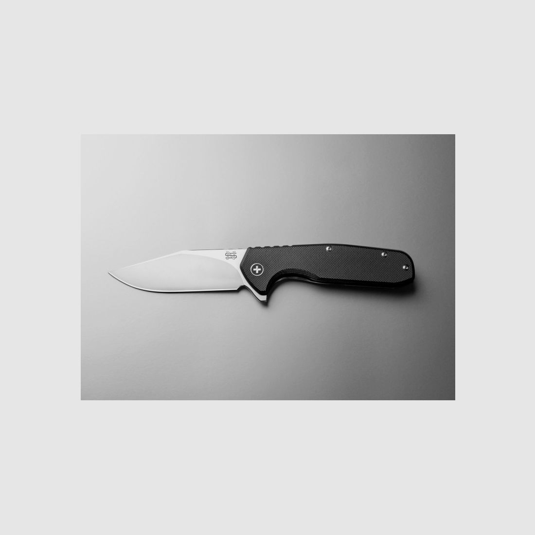Coltello N.Sutter Quercus NS01A Nero Design Svizzero, immagine 1 di 7