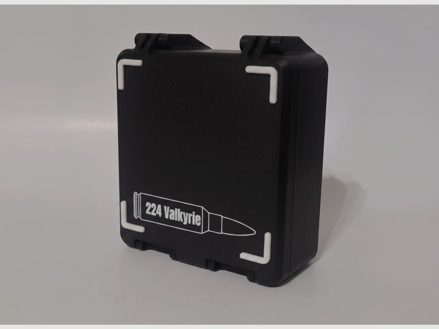 Filamelt Munitionsbox / 224 Valkyrie / 'Klapp- / Rastdeckel' / Patronenbox, Ammo Box