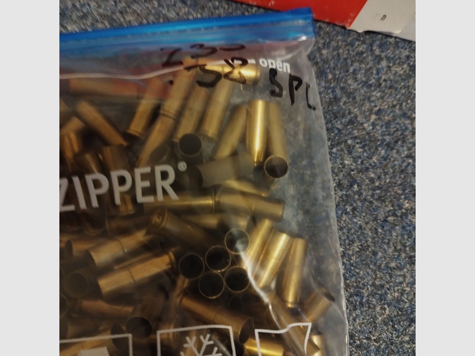 1735 pieces of Cal .38 Special cases once fired