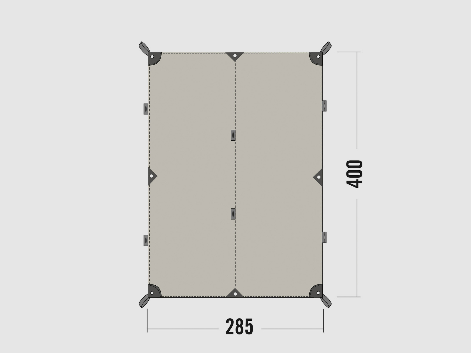 TATONKA Tarp 4 TC Sand-Beige