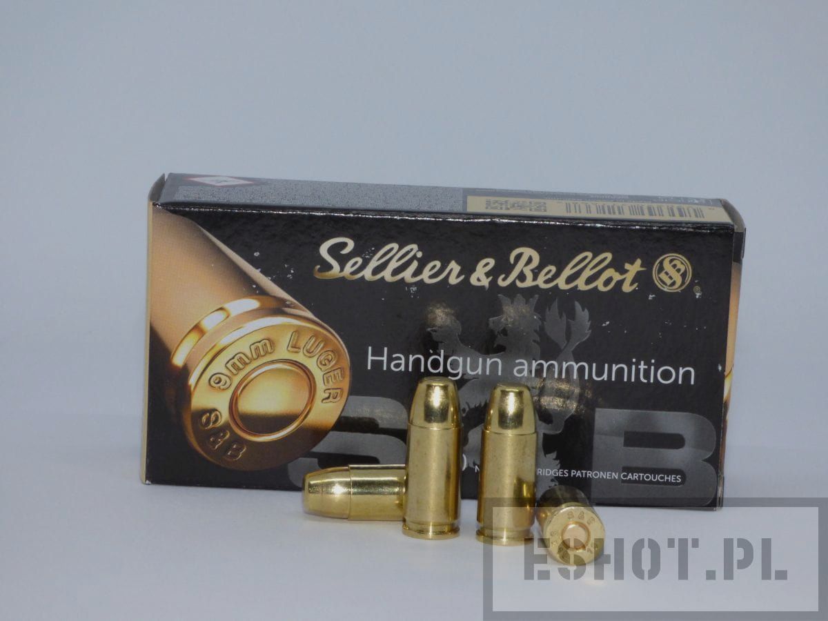 S&B Munizioni per pistola cal. 9x19 Subsonic FMJ 9,7 g (confezione da 50 pezzi)