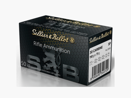 30 Carbine S&B SP 110gr VE50