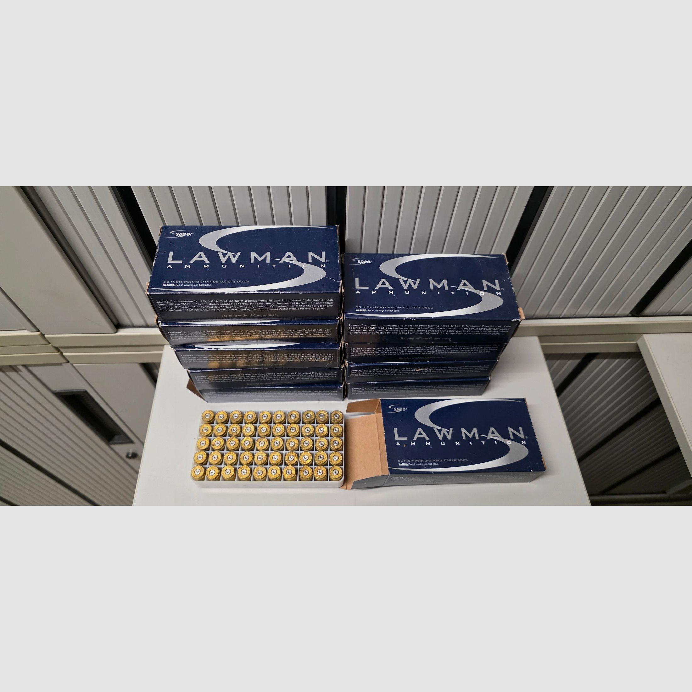 950 pieces. .45 ACP cases