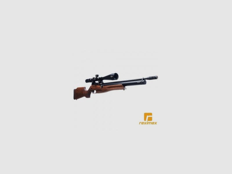 PCP Geweer Reximex Daystar Hout kaliber 5,50 mm. 24 joules., afbeelding 3 van 3
