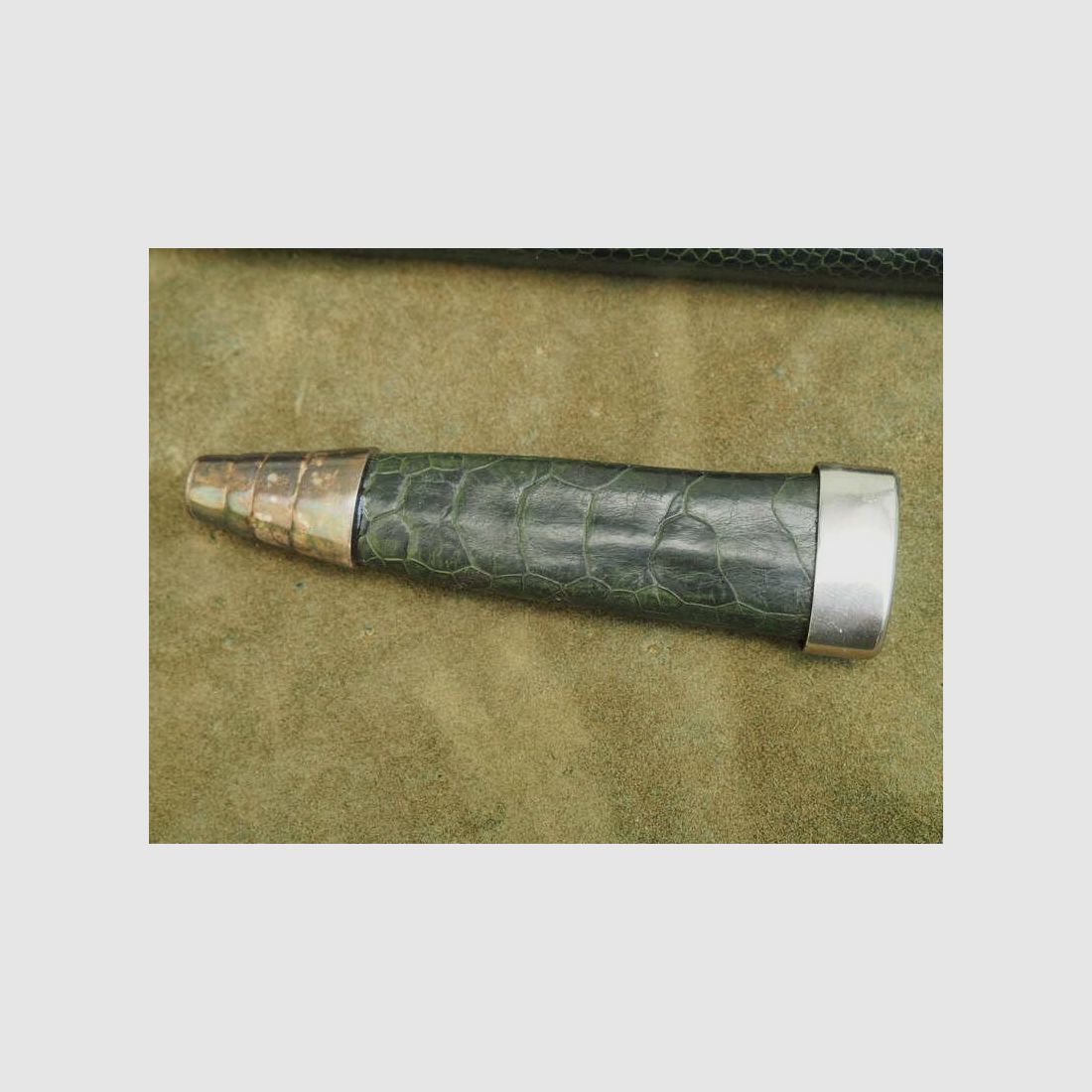 Coltello da caccia, su misura, con nicker e scatola, attrezzatura da caccia, immagine 9 di 11