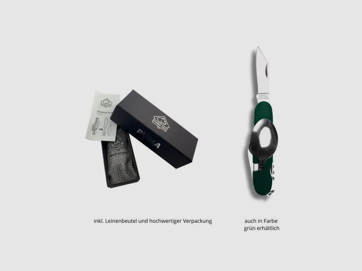 Thekendisplay / Aufsteller PUMA TEC camping tool + 16 Tools