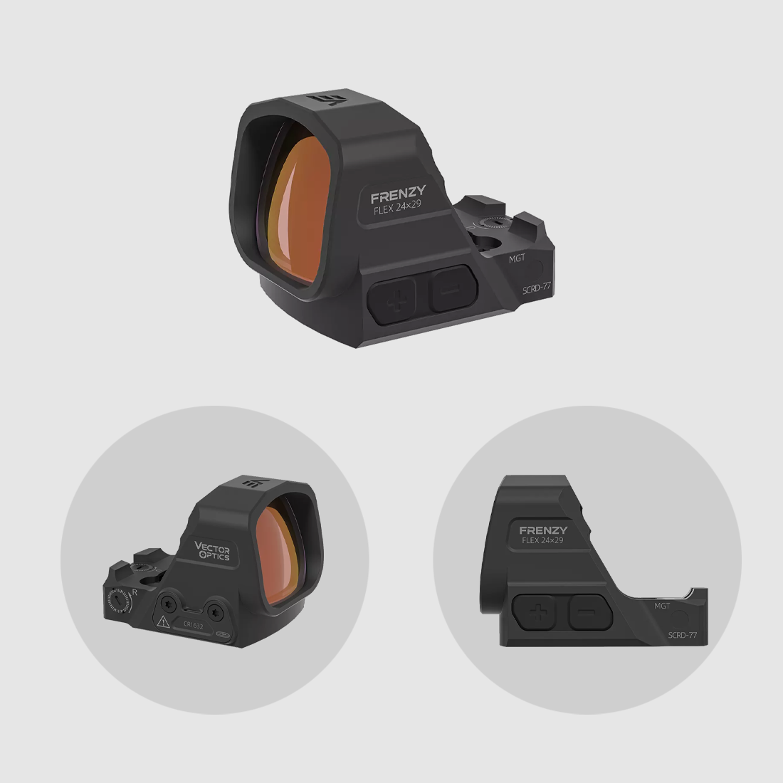 Vector Optics SCRD-77 Frenzy FLEX 24×29 MGT 6MOA Red Dot