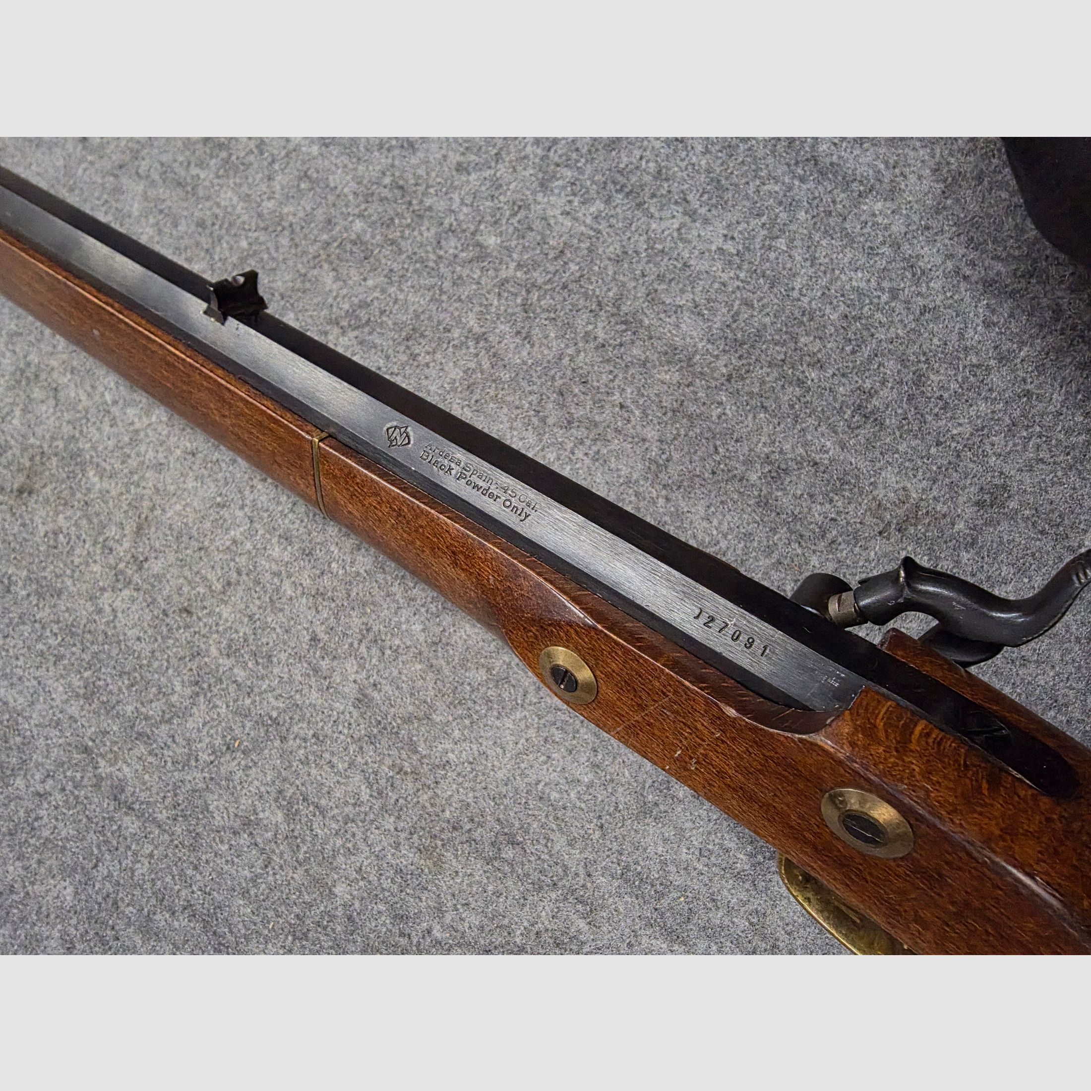 Vorderlader Perkussionsbüchse Ardesa Made in Spain Gewehr Kaliber .45 Vorderlader Perkussion