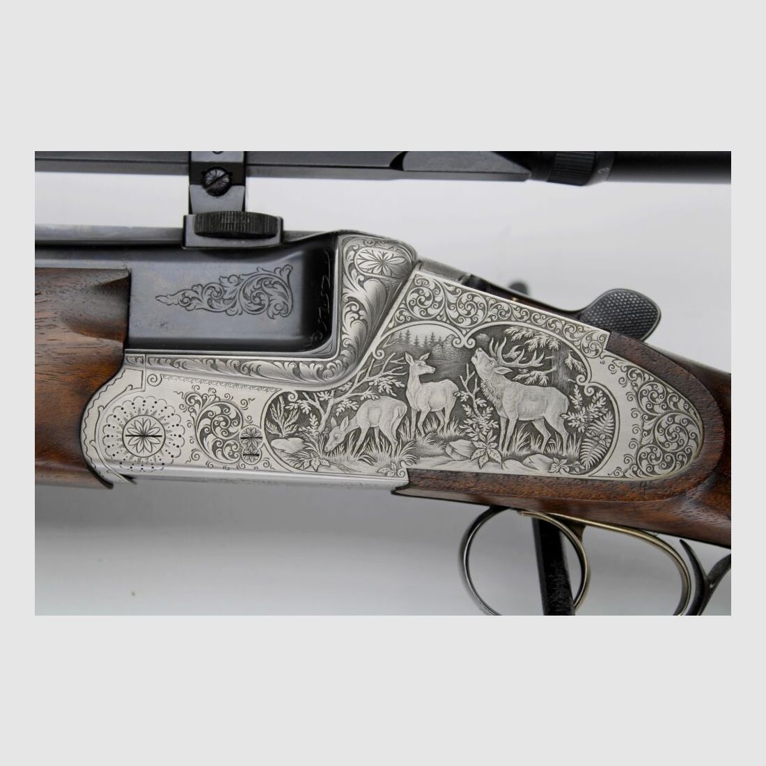 Bockdrilling Heym 35 de luxe avec Swarovski Habicht 2,5-10x56 LP et munitions 20/76;9,3x74R;5,6x52R