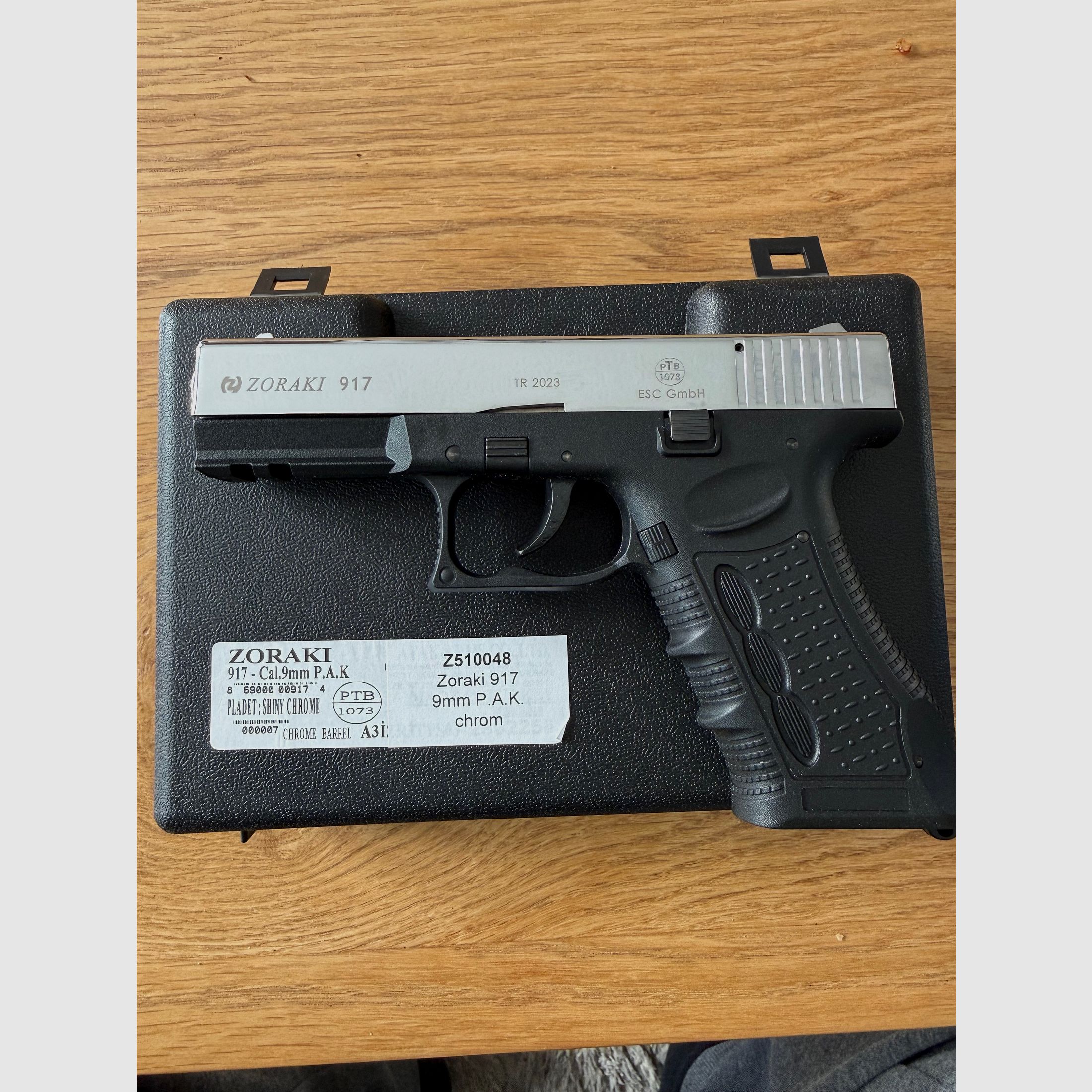 Zoraki 917 Crom/ negro 9mm P.A.K