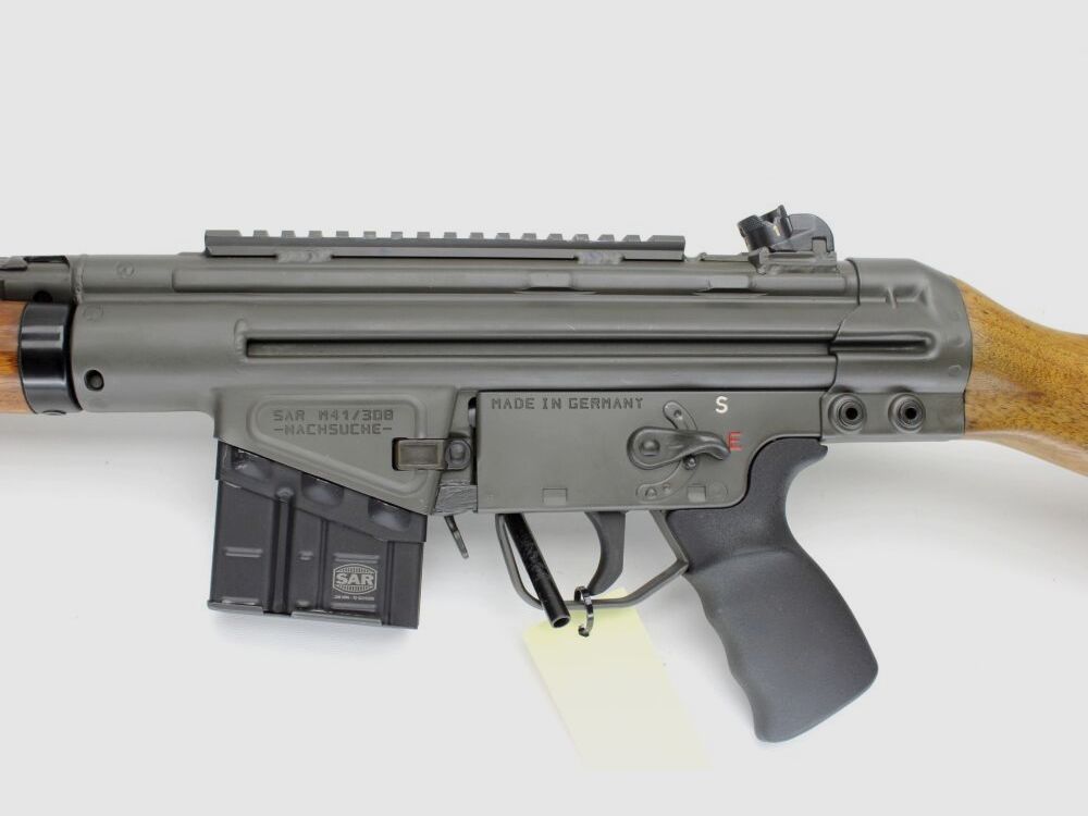 SL karabin SAR M 41, tropienie jak nowe z akcesoriami .308Win