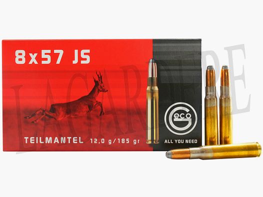 GECO TEILMANTEL 12,0G/185 GR (PATRONA CON PROIETTILE)