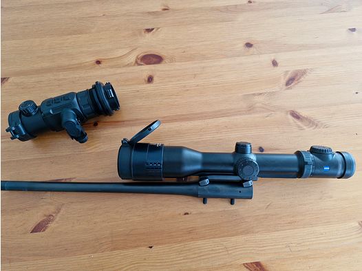 Blaser R8 canna intercambiabile .308 Win & Zeiss V8 Ass.60 & Infiray CH 50 dispositivo di visione termica