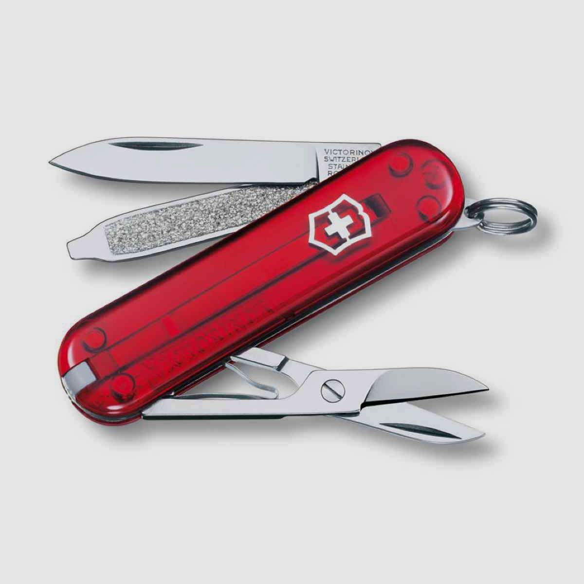 Victorinox Classic Rot Transparent, Bild 2 von 2