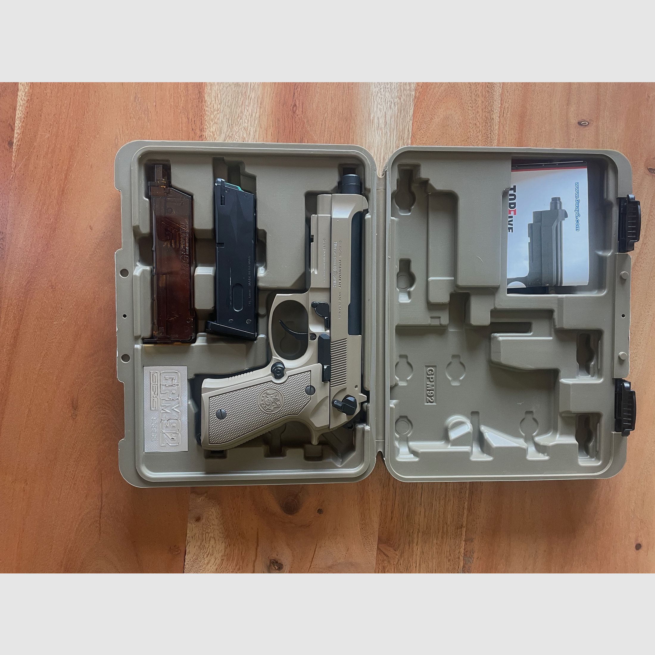 Beretta GBB (G&G GPM92) + Schalldämpfer